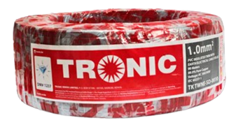 1.0mm² Twin with Earth Solid Electrical Cable – 90M