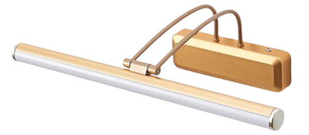 Golden Bar Mirror Light with Dual Curved Arms – 8W