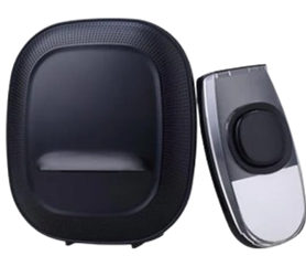 Battery Operated Wireless Doorbell Black