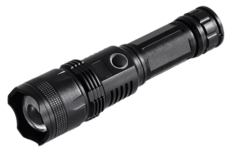 Rechargeable LED Flashlight – 1200 Lumens, Zoom & Power Indicator