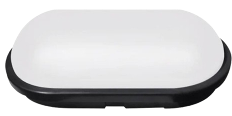 Black Oval LED Day Light Bulkhead 20 Watts